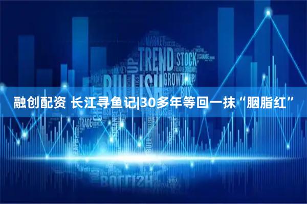 融创配资 长江寻鱼记|30多年等回一抹“胭脂红”